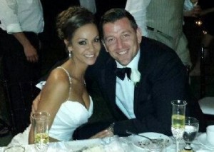 Mitch Berger and his bride Bambi. (Photo courtesy of Mitch Berger's Twitter account)