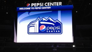 The new Pepsi Vision scoreboard in Pepsi Center, home of the Colorado Avalanche and Denver Nuggets. (Pepsi Center photo)