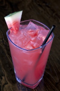 Pink Ribbon Agua Fresca drink.
