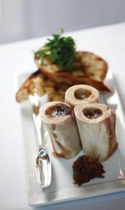 Sandwiches at Masterpiece and the bone marrow at Colt & Gray. (Photos by Masterpiece Delicatessen and Colt & Gray)