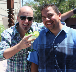 Drinks are free today from 11 a.m.-5 p.m. at El Jardin in Commerce City, courtesy of owner Ben Martinez, right. (El Jardin photo)